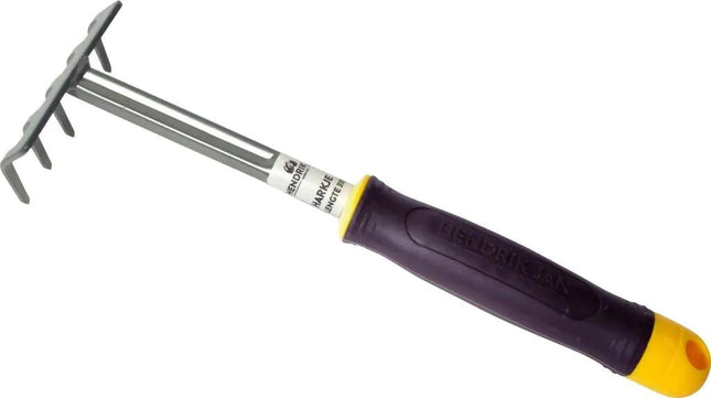 Handrechen – Gartenrechen – Kunststoff – 31cm – Kleinrechen für Balkon, Beet & Kübel