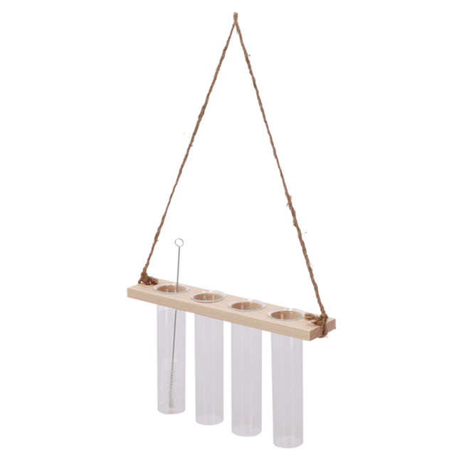 Reagenzglasaufhänger S – 22,2 cm x 4,5 cm x 13 cm – Kompakter Halter für Reagenzgläser – Wandbefestigung & Ordnung