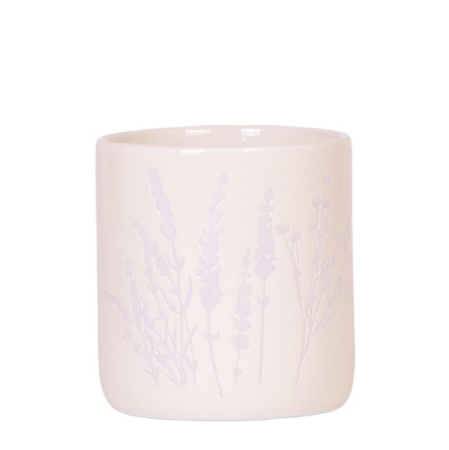 Blumentopf Lavendel Ø9cm – Pflanztopf in sanftem Violett – Für kleine Zimmerpflanzen, Kräuter, Sukkulenten & Mini – Arrangements – Stilvoll & robust
