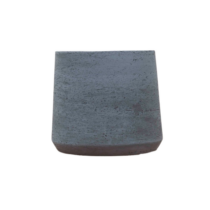 Pflanzgefäß Aniek Anthrazit – D34xH30cm – Blumentopf in Betonoptik – Stilvoller Pflanzkübel für Innen & Außen