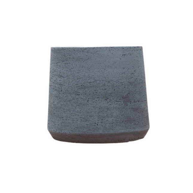Pflanzgefäß Aniek Anthrazit – D34xH30cm – Blumentopf in Betonoptik – Stilvoller Pflanzkübel für Innen & Außen