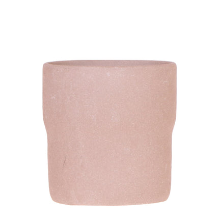 Rustic Zierpflanztopf Sand – Ø9cm – Kleiner Blumentopf in natürlichem Sandton – Organische Form im Slow Living Stil – Für Innenräume & dezente Wohnakzente