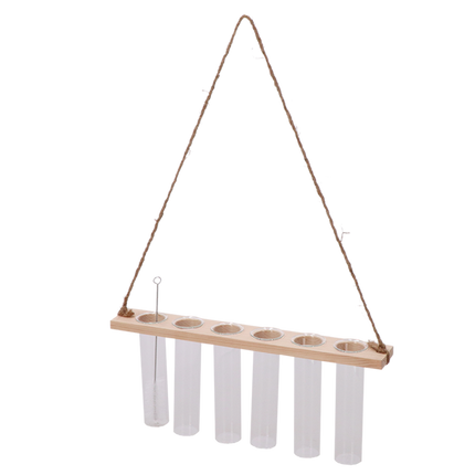 Reagenzglasaufhänger M – Kompakter Wandhalter für Reagenzgläser – Praktische Aufhängung für Dekoration, Pflanzen & Laborbedarf