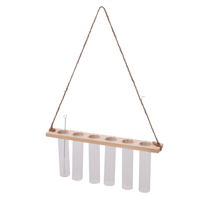 Reagenzglasaufhänger M – Kompakter Wandhalter für Reagenzgläser – Praktische Aufhängung für Dekoration, Pflanzen & Laborbedarf