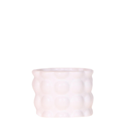 Ziertopf Cotton – Weiß – Ø6cm – Blumentopf mit matter Oberfläche – Pflanztopf aus der Slow Living Kollektion – Für kleine Pflanzen & Orchideen