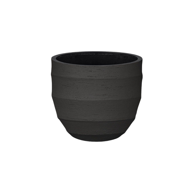 Pflanztopf Bordo New Egg Earth – D55xH46cm – Blumentopf in natürlicher Steinoptik – , wetterfester Pflanzkübel aus robustem Kunststoff – Für Innen