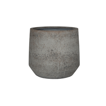Pflanztopf Harith M Dioriet Grey – D42xH38cm – Blumentopf in eleganter Steinoptik – Wetterfester, robuster Pflanzkübel aus hochwertigem Kunststoff