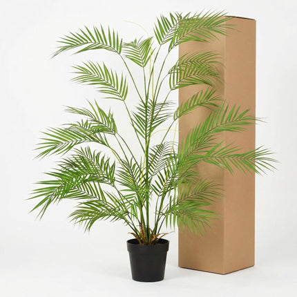 Kunstpflanze Areca122cm – künstliche Areca – Palme – realistische Palmwedel & natürliche Optik