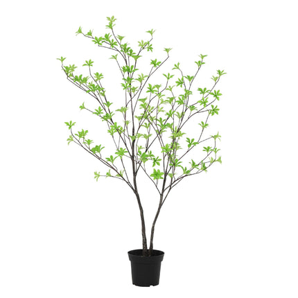 Kunstpflanze Tropaeolum 110cm – künstliche Kapuzinerkresse – realistische Blatt – & Blütenoptik