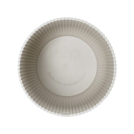 Blumentopf Vibes Fold Round – Weiß – Ø22 cm x H20 cm – Innenbereich – Moderner Pflanztopf