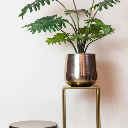 Kunstpflanze Philodendron – 60cm – Täuschend echt & pflegefrei – Dekorative Kunst – Zimmerpflanze für Wohnzimmer & Büro – Nachhaltig & langlebig