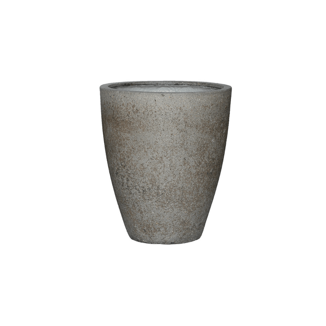 Pflanztopf Ben M Dioriet Grey – D37xH45cm – Blumentopf in eleganter Steinoptik – Hoher, wetterfester Pflanzkübel aus robustem Kunststoff – Für Innen