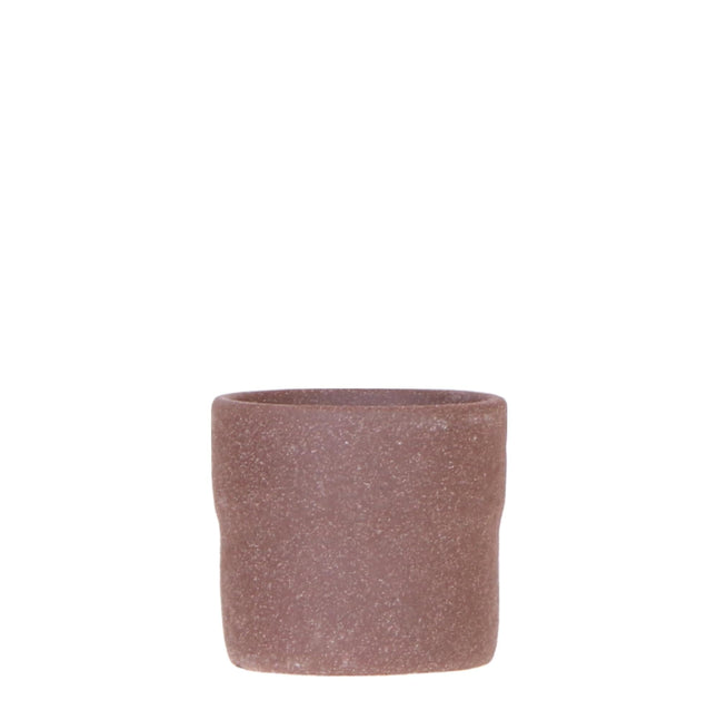 Rustic Zierpflanztopf Braun – Ø6 cm – Mini Blumentopf im Slow-Living-Stil – Pflanzgefäß für kleine Pflanzen & Sukkulenten – Natürlicher Look – Deko-Topf für Innenbereiche