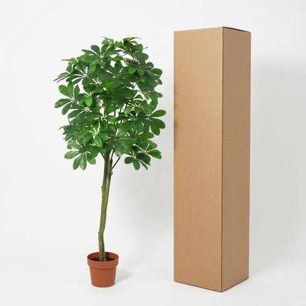 Pachira Aquatica Kunstpflanze 150cm – Große künstliche Glückskastanie – Realistische Deko Pflanze für Wohnzimmer Büro & Empfangsbereich