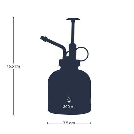 Pflanzensprühflasche – Glas – 300 ml – Feiner Sprühnebel für Zimmerpflanzen, Terrarien & empfindliche Blätter – Stilvoll & Praktisch