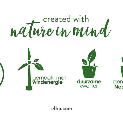 Blumentopf Vibes Fold Round – Weiß – Ø22 cm x H20 cm – Innenbereich – Moderner Pflanztopf