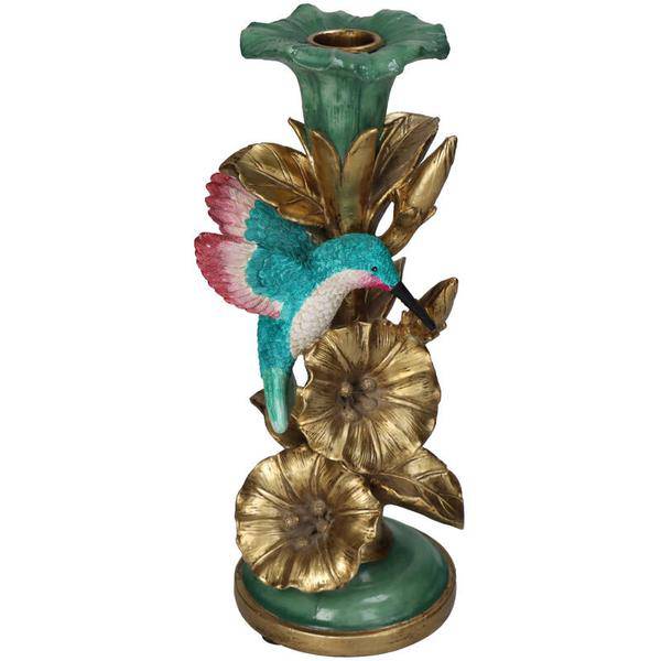 Kerzenständer Kolibri – 26 cm – Detaillierter Kerzenhalter Vogel-Design – Bunte Tischdekoration