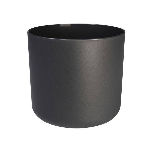 Blumentopf Anthrazit Ø22cm ↕22cm – moderner Pflanztopf für Zimmerpflanzen, Sukkulenten, Kakteen & Kräuter