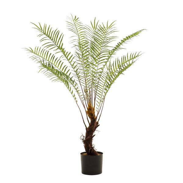 Kunstpflanze Baumfarn – künstlicher Farnbaum – ca. 125cm hoch – naturgetreue Zimmerpflanze für Wohnzimmer, Büro & Deko