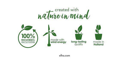 Pflanztopf Vibes Fold – Rosa – D14cm x H13cm – Moderner Blumentopf mit Rillenstruktur – Mit Wasserablauf – Dekorativer Übertopf aus Kunststoff für Zimmerpflanzen – Für Wohnzimmer & Fensterbank