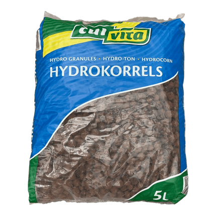 Hydrokörner 8-16mm – 5 Liter – Dekofüllmaterial für Blumentöpfe – natürliches Aussehen – Drainage & Stabilität