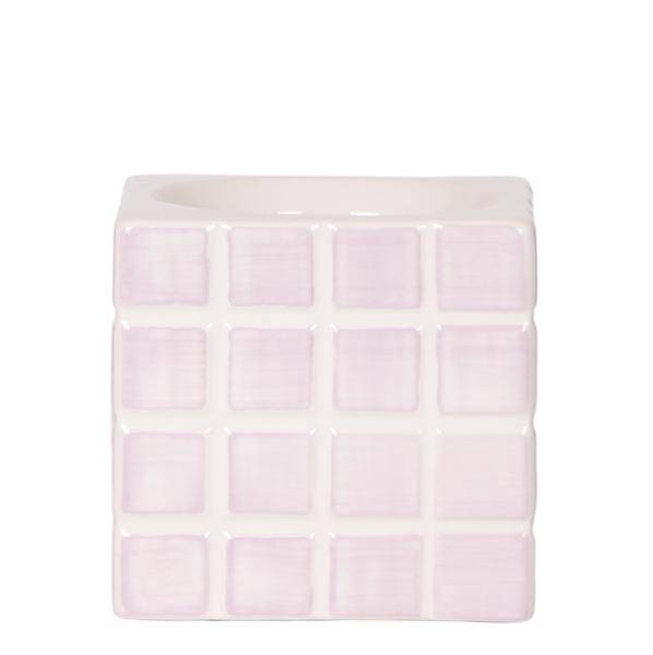 Mosa Ziertopf – Rosa – Ø9cm – Moderner Dekotopf aus der Trendkollektion Colourful Optimism – Stylischer Pflanzentopf für Zimmerpflanzen, Sukkulenten & Kakteen – Wohnaccessoire für kreative Dekoration