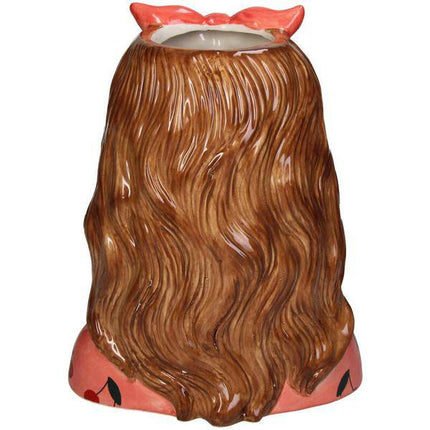 Design-Vase „Jessie“ – Fashion Lady mit Brille & Haarband – 27 cm – Modernes Wohnaccessoire aus Polyresin – Vase & Dekoobjekt in einem