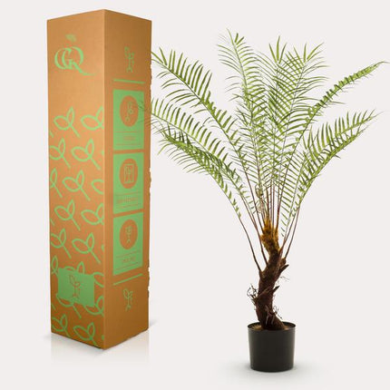 Kunstpflanze Baumfarn – künstlicher Farnbaum – ca. 125cm hoch – naturgetreue Zimmerpflanze für Wohnzimmer, Büro & Deko