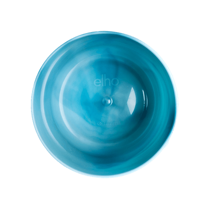 Ocean Pflanztopf Blau – D22 x H20 – Moderner Blumentopf für Innen & Außen – Stilvolles Pflanzgefäß in Ozeanblau – Runde Form mit Abflussloch