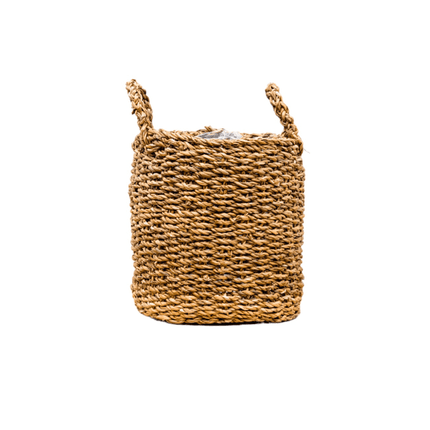 Korb Jack – Pflanzkorb 42x36cm – Robust & Natürlich – Dekorativer Übertopf für Pflanzen – Vielseitig & Platzsparend – Für Indoor & Outdoor