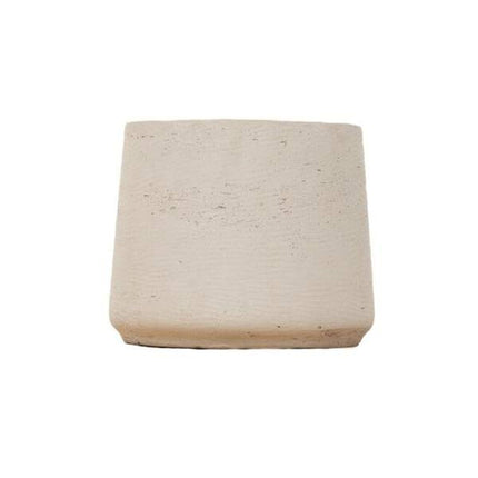 Topf Jumbo Patt Beige Gewaschen – D56cm x H47cm – Moderner Pflanzkübel in Natursteinoptik – Groß, robust & dekorativ – Für Zimmerpflanzen & Außenbereich