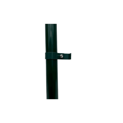 Endhalterung für Metallstange – stabile Befestigung für Hecken & Zäune – Halterung für Metallpfosten im Garten