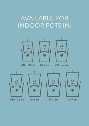 Selbstbewässernder Einsatz für Blumentöpfe – Pflanzeneinsatz mit Wasserreservoir – Ø33cm – für Zimmerpflanzen & Außentöpfe
