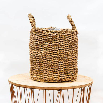 Korb Jack – Pflanzkorb 42x36cm – Robust & Natürlich – Dekorativer Übertopf für Pflanzen – Vielseitig & Platzsparend – Für Indoor & Outdoor