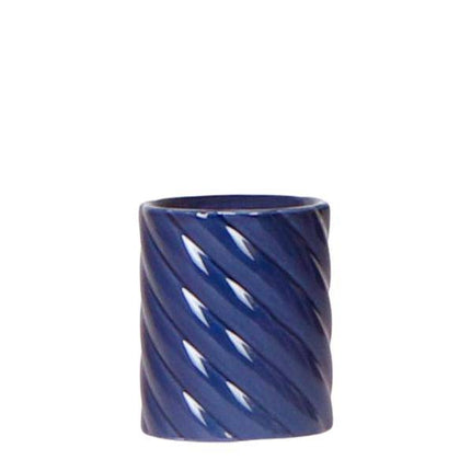 Candy Dekotopf – Hoch – Blau – Ø6cm – Keramik Übertopf in Pastellblau – Stilvoller Blumentopf für Mini – Orchideen & Zimmerpflanzen – Pflanzentopf
