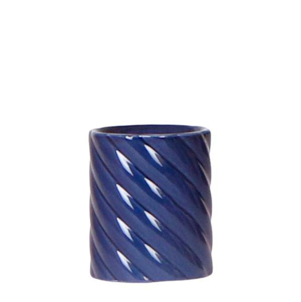 Candy Dekotopf – Hoch – Blau – Ø6cm – Keramik Übertopf in Pastellblau – Stilvoller Blumentopf für Mini – Orchideen & Zimmerpflanzen – Pflanzentopf