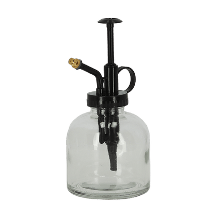Pflanzensprüher – Transparentes Glas – 200ml – Feiner Zerstäuber für Zimmerpflanzen & Kräuter – Handlicher Blumensprüher für Indoor & Outdoor