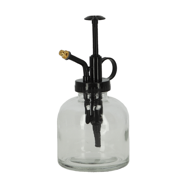 Pflanzensprüher – Transparentes Glas – 200ml – Feiner Zerstäuber für Zimmerpflanzen & Kräuter – Handlicher Blumensprüher für Indoor & Outdoor