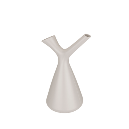 Tauch-Gießkanne Weiß – 1,7 Liter – Moderne Kunststoff Gießkanne – Ergonomisches Design für Zimmerpflanzen, Balkon & Garten