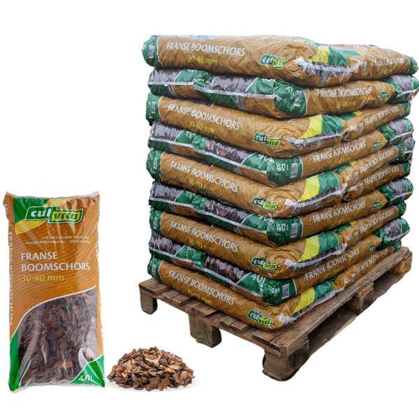 Premium Baumrinde 30-40mm Culvita Französische Seekiefer – hochwertiges Produkt für Pflanzen, Garten, Zuhause, Dekoration & moderne Einrichtung