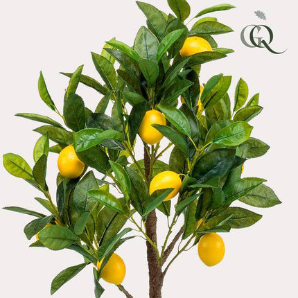 Kunstpflanze Citrus Limonia – Zitronenbaum – 72cm – Hochwertiger künstlicher Baum mit naturgetreuen Blättern & realistischen Früchten – Immergrüne Dekopflanze für Wohnzimmer, Küche & Büro – Pflegefrei & langlebig