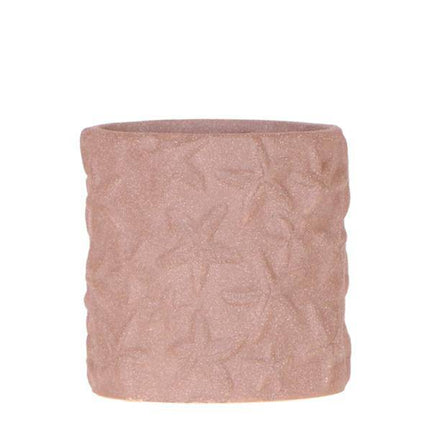 Sternchen Fisch Dekotopf Sand Ø9cm – Blumentopf mit Seestern-Motiv – dekorativer Pflanzentopf für Zimmerpflanzen