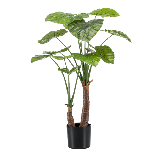 Alocasia – Künstliche Zimmerpflanze – Pfeilblätter – ↕110 cm – Tropische Deko für Wohnzimmer, Flur & Wintergarten