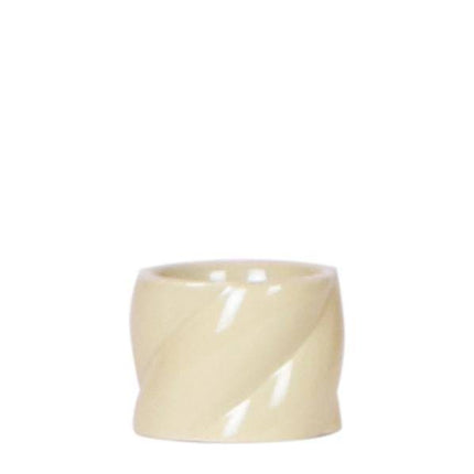 Dekotopf Candy – Grün – Ø6cm – Farbiger Keramik Blumentopf in glänzender Optik – Runde Form – Für Mini-Pflanzen & Orchideen