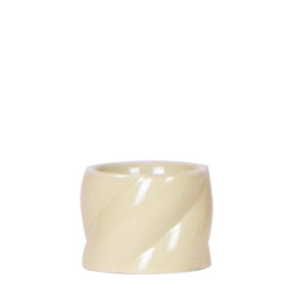 Dekotopf Candy – Grün – Ø6cm – Farbiger Keramik Blumentopf in glänzender Optik – Runde Form – Für Mini-Pflanzen & Orchideen