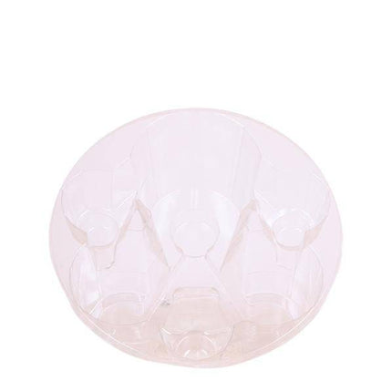 Einlage mit Wasserreservoir für Orchideenschale – Bewässerungssystem für Orchideen – Feldstrauß 1x12cm + 2x9cm + 3x WaterWicks – Ø25cm