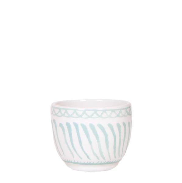 Topf Granada – Türkis – Ø6cm – Blumentopf aus glasierter Keramik im mediterranen Stil – Pflanzgefäß für Zimmerpflanzen, Sukkulenten & Kräuter