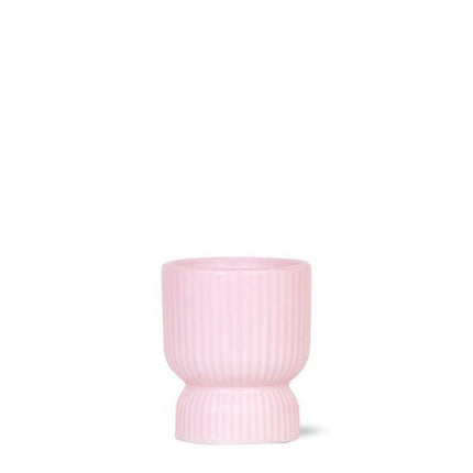 Diabolo Topf – Rosa – Ø6cm – Moderner Dekotopf für kleine Zimmerpflanzen, Sukkulenten & Kakteen – Eleganter Keramik Blumentopf für stilvolle Wohnraumgestaltung