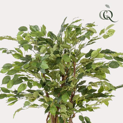 Ficus Liana – Künstliche Zimmerpflanze – ↕140 cm – Realistische Stiefmütterchen-Pflanze – Dekoration für Wohnzimmer, Flur & Wintergarten