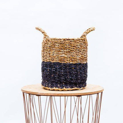 Korb Vic – 30cmx27cm – Moderner Aufbewahrungskorb – Vielseitig & Robust – Für Pflanzen, Haushalt & Dekoration – Naturmaterialien